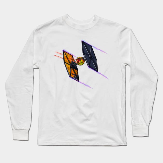 Tiefighter color bomb Long Sleeve T-Shirt by Odisential